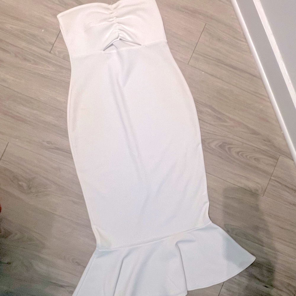 tube bodycon drop waist dress
